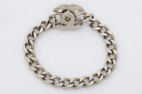 Vintage Chanel Bracelet Curb Link Sterling Silver – EYECATCHERSLUXE