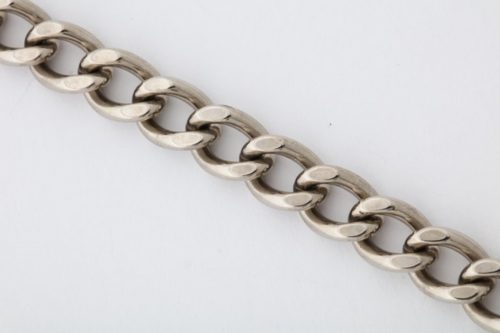 Vintage Chanel Silver CC Bracelet