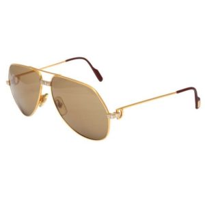 VINTAGE CARTIER VENDOME SANTOS SUNGLASSES 62 14