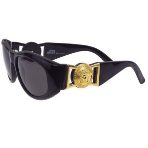 VINTAGE GIANNI VERSACE SUNGLASSES MOD 424 COL 852 BK