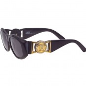 VINTAGE VERSACE SUNGLASSES MOD 424/C RH COL 852 WITH RHINESTONES