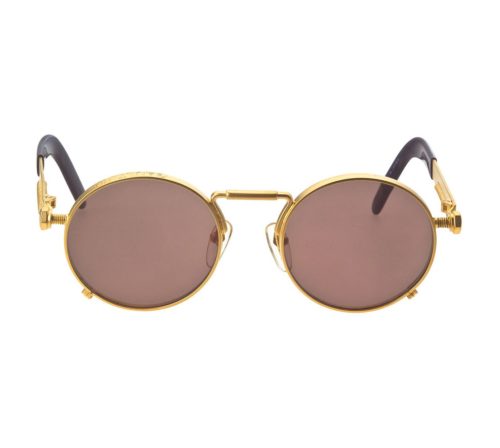 VINTAGE JEAN PAUL GAULTIER 56-8171 GOLD SUNGLASSES