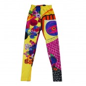 VINTAGE GIANNI VERSACE COUTURE PRINT LEGGINGS