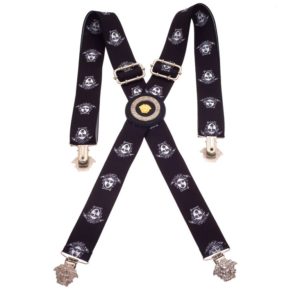 VINTAGE GIANNI VERSACE MEDUSA SUSPENDERS