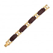 VINTAGE HERMES POROSUS CROCODILE LINK BRACELET