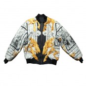VINTAGE HERMES MEN’S REVERSIBLE SILK BOMBER JACKET – SOLD