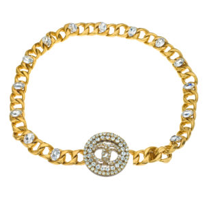 VINTAGE CHANEL MASSIVE BELT WITH SWAROVSKI CRYSTALS