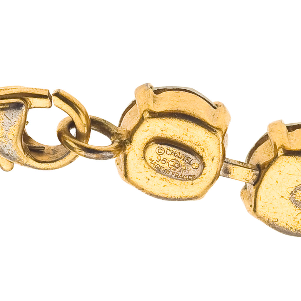 Chanel Gold CC Pearl Embellished Bracelet Golden Metal ref.1035207 - Joli  Closet