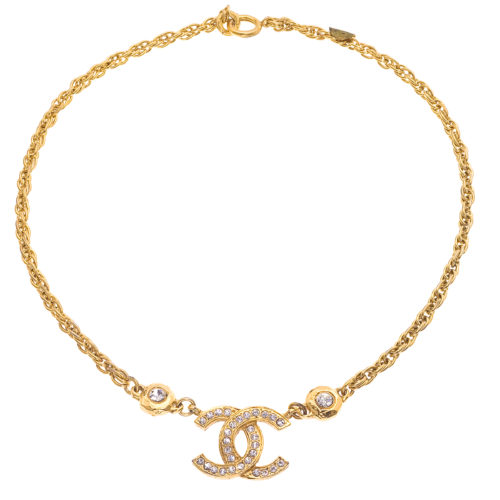 women's chanel necklace cc