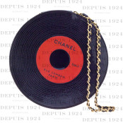 CHANEL COLLECTIBLE RECORD MOTIF CLUTCH