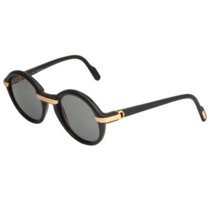 VINTAGE BLACK CARTIER CABRIOLET SUNGLASSES