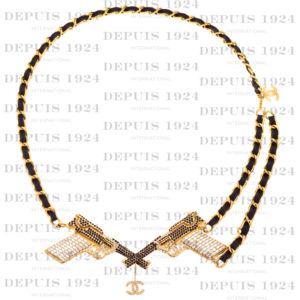 CHANEL COLLECTIBLE GUN MOTIF BELT/NECKLACE