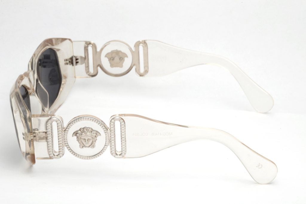 clear versace sunglasses