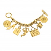 VINTAGE CHANEL ICONIC 7 CHARM BRACELET