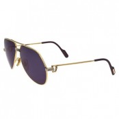 VINTAGE CARTIER GOLD VENDOME SANTOS SUNGLASSES MEDIUM