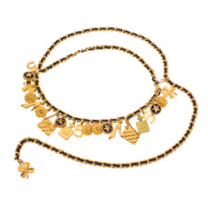 VINTAGE CHANEL ICONIC MOTIF CHARM BELT / NECKLACE