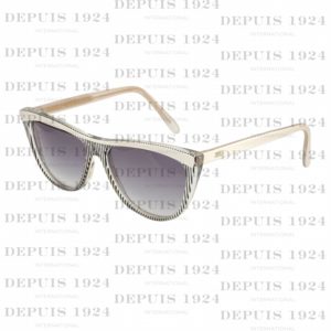 YSL CLEAR STRIPED SUNGLASSES