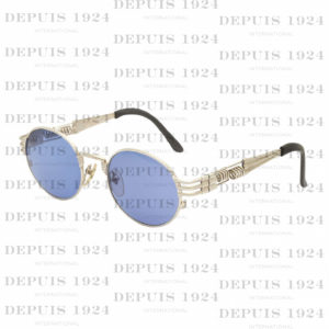 VINTAGE JEAN PAUL GAULTIER 56-6106 SILVER SUNGLASSES