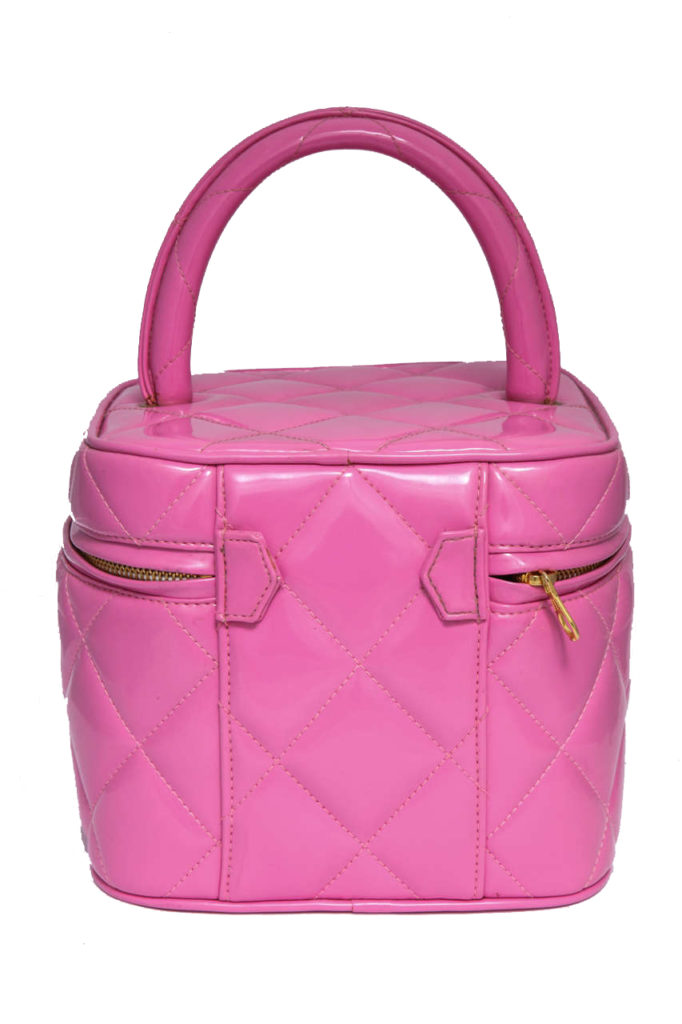 chanel quilted heart bag