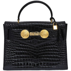 VINTAGE GIANNI VERSACE COUTURE BAG WITH MEDUSAS
