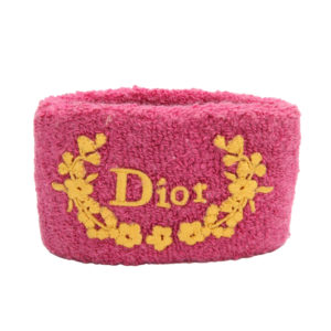 RARE VINTAGE CHRISTIAN DIOR WRIST BAND PINK