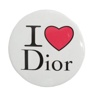 CHRISTIAN DIOR BY JOHN GALLIANO I HEART DIOR PIN