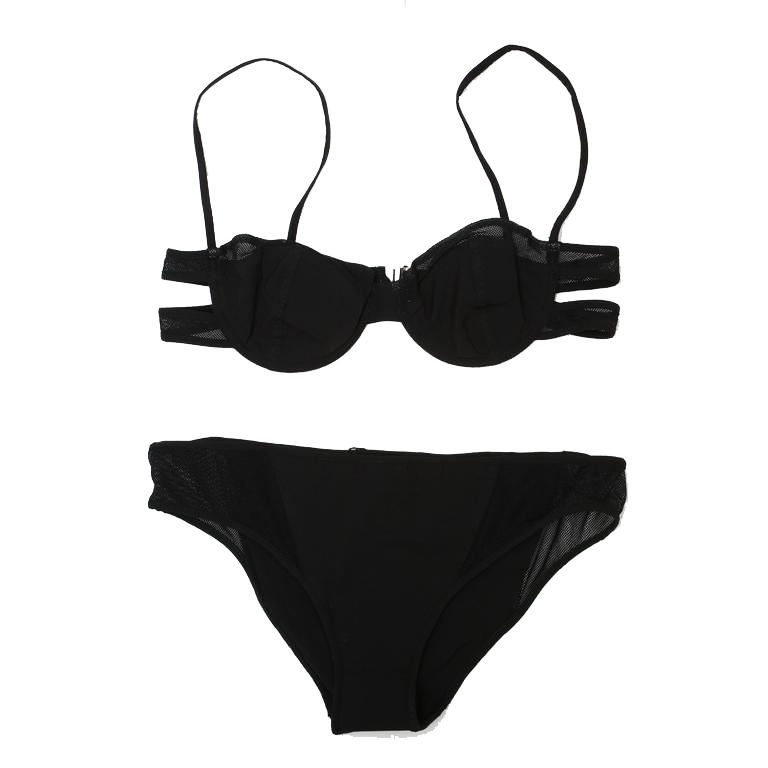 GUCCI BLACK MESH BIKINI