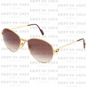 VINTAGE CARTIER SAPPHIRE SUNGLASSES 55 MM