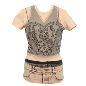 CHRISTIAN DIOR BY JOHN GALLIANO TROMPE L’OEIL T-SHIRT