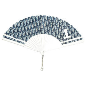 EXTREMELY RARE CHRISTIAN DIOR BY JOHN GALLIANO NO.1 TROTTER LOGO FAN