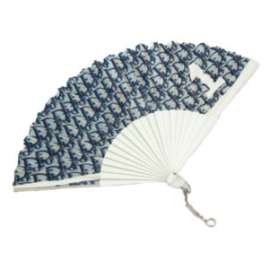EXTREMELY RARE JOHN GALLIANO FOR CHRISTIAN DIOR NO.1 TROTTER LOGO FAN