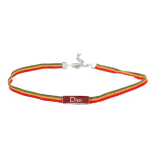 JOHN GALLIANO FOR CHRISTIAN DIOR RASTA COLLECTION CHOKER