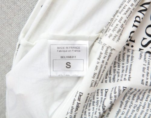 RARE JOHN GALLIANO NEWSPAPER T-SHIRT