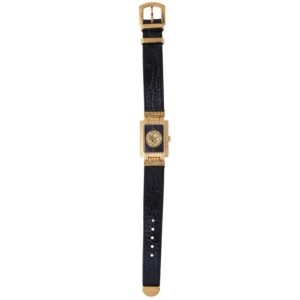 GIANNI VERSACE MEDUSA WATCH WITH BLACK BELT
