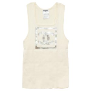CHANEL SPORT GORGEOUS TANK TOP WITH CC LOGOS