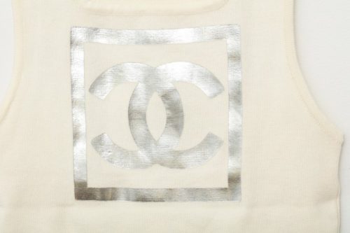 CHANEL SPORT GORGEOUS TANK TOP WITH CC LOGOS